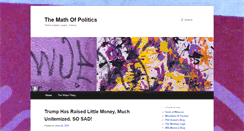 Desktop Screenshot of mathofpolitics.com